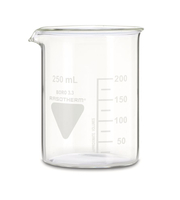 laboratorijska čaša staklena niska 250 ml