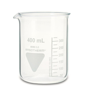 laboratorijska čaša staklena niska 400 ml