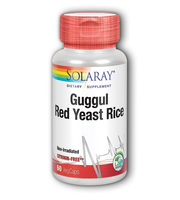 crvena riža protiv kolesterola solaray Guggul & Red Yeast Rice