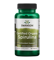 spirulina organska, swanson kapsule spiruline