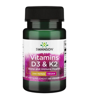 Swanson D3 & K2 kapsule