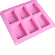 silikonski kalup za izradu sapuna, pravokutni