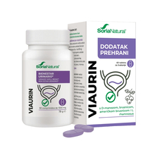 Viaurin tablete Soria Natural - pomoć kod cistitisa, upale mjehura, urinarnih infekcija