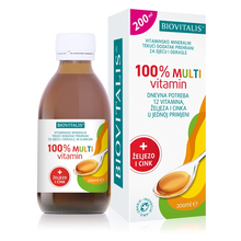 100% multivitamin sirup za djecu Biovitalis - gdje kupiti, cijena, iskustva