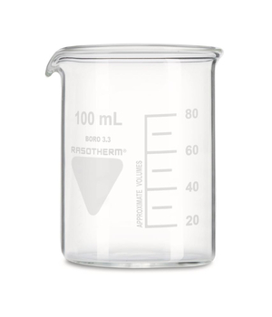 laboratorijska čaša staklena niska 100 ml