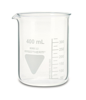 laboratorijska čaša staklena niska 400 ml