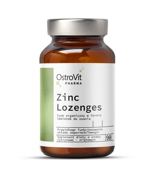 OstroVit Pharma Zinc Lozenges cink glukonat i vitamin c