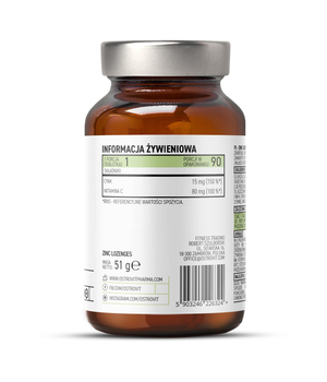 OstroVit Pharma Zinc Lozenges cink glukonat i vitamin c