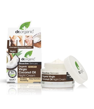 dr organic noćna krema s kokosom za suhu kožu