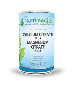 kalcij citrat + magnezij citrat + d3 nutrimedica