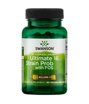 Ultimate 16 Strain ProBiotic + FOS kapsule Swanson