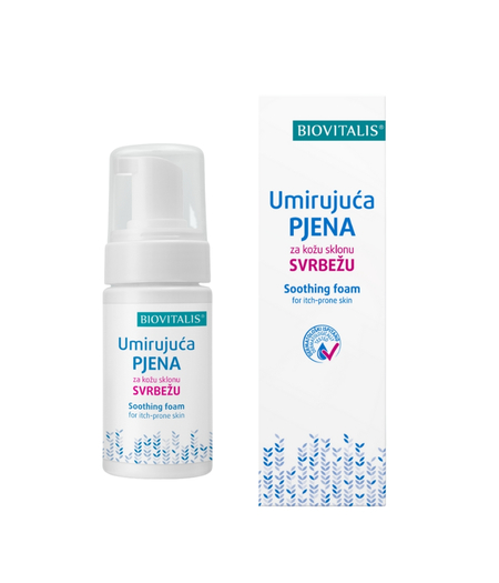 BIOVITALIS Umirujuća pjena za kožu sklonu svrbežu