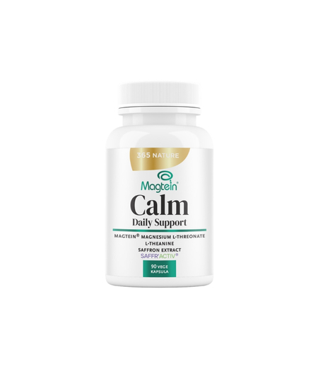Magtein® CALM, magnezijev L-treonat, ŠAFRANSAFFR’ACTIV i L-teaninom KAPSULE 365 NATURE
