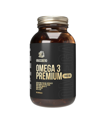 Omega 3 Premium 1000 mg x 60 kps - Grassberg