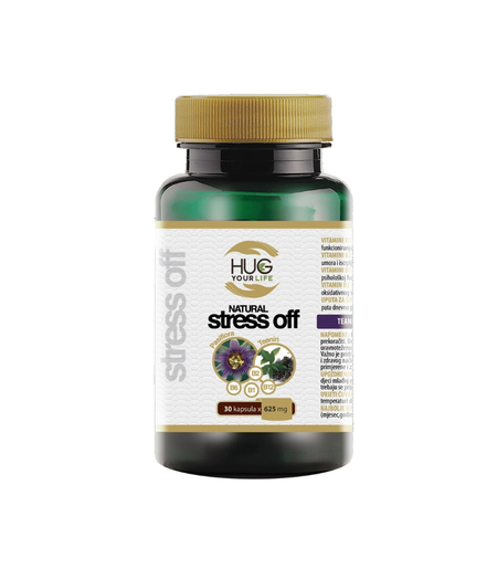 Natural Stress Off HugYour Life kapsule - za nesanicu, nervozu, anksioznost...