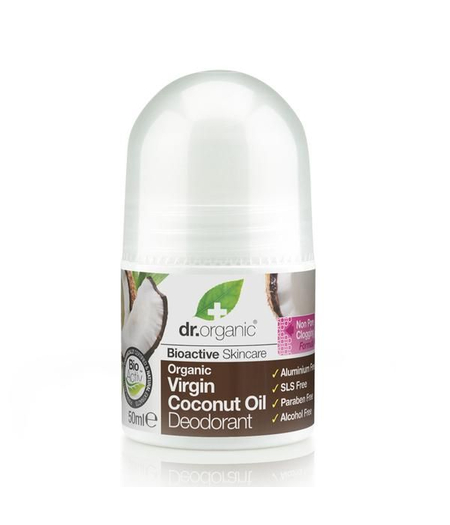 kokos dezodorans - virgnin coconut oil dr organic
