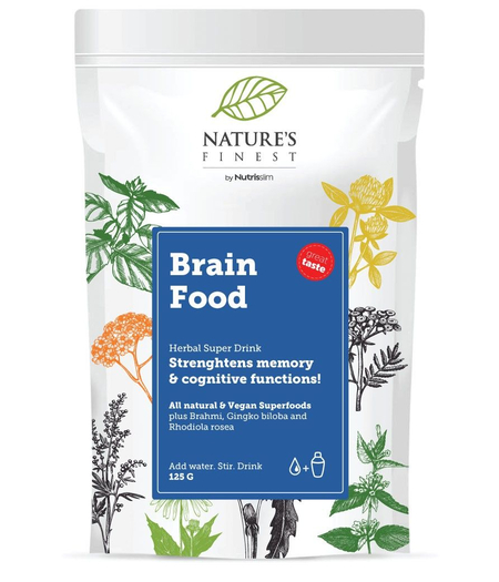 brain food - rodiola, brahmi, ginko, konoplja
