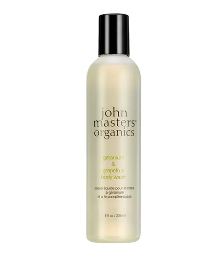 gel za tuširanje grejp i geranij john masters organics