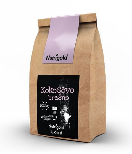 kokosovo brano, organsko, nutrigold