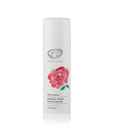 green people damask rose krema