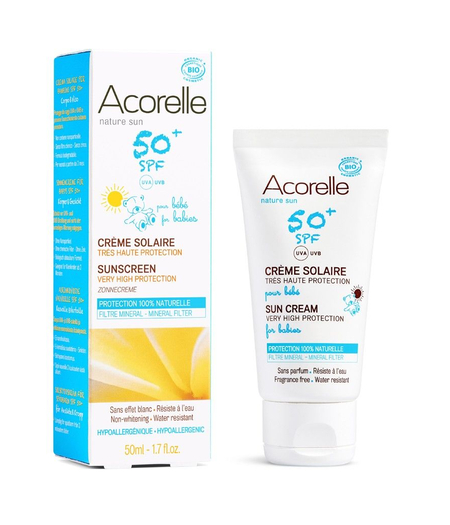 krema za sunčanje za bebe i djecu spf50 acorelle