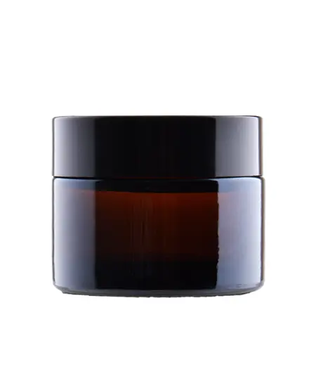 kozmetička kutijica staklena smeđa 50 ml